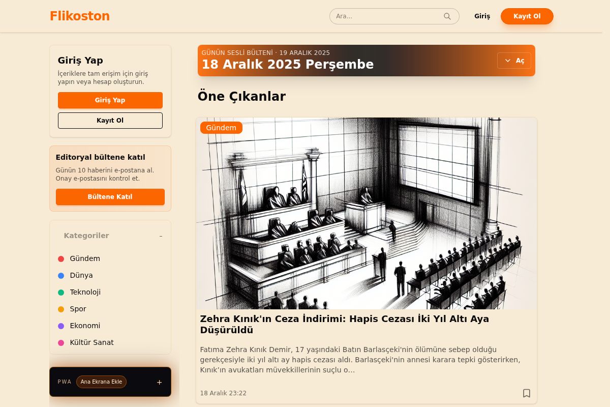 Flikoston - Aktuelle Nachrichten